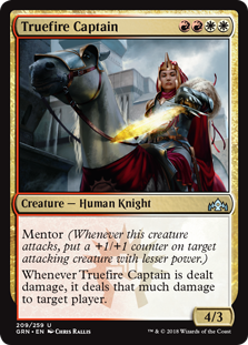 Truefire Captain (Guilds of Ravnica) Light Play