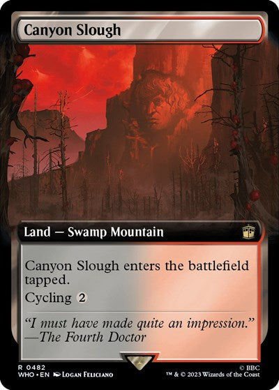 Canyon Slough (Extended Art) (Universes Beyond: Doctor Who) Light Play Foil