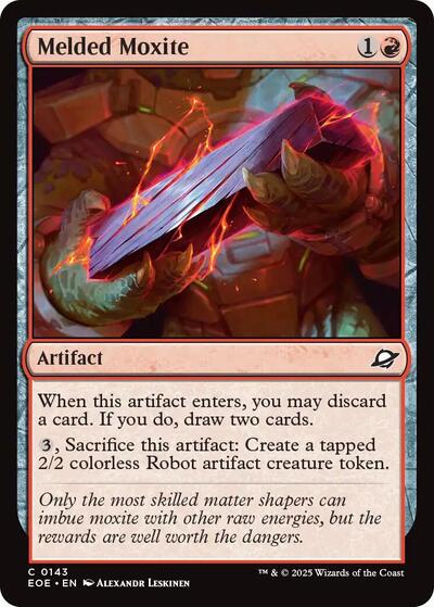 Melded Moxite (Edge of Eternities) Light Play Foil