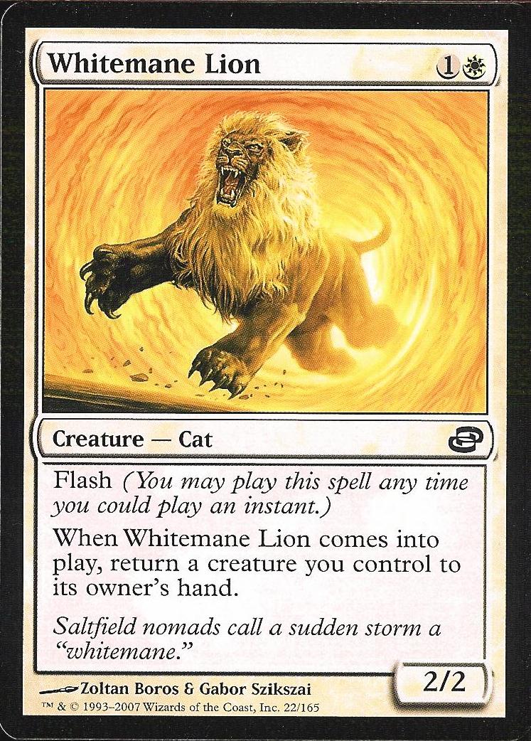 Whitemane Lion (Planar Chaos) Light Play