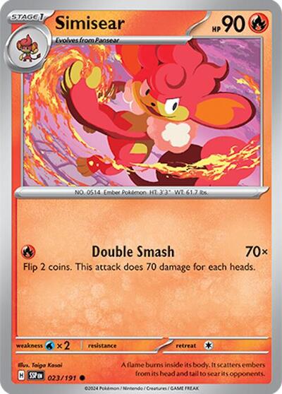 Simisear (SV08: Surging Sparks) Light Play