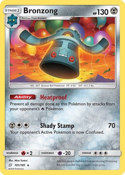 Bronzong (SM - Team Up) Light Play