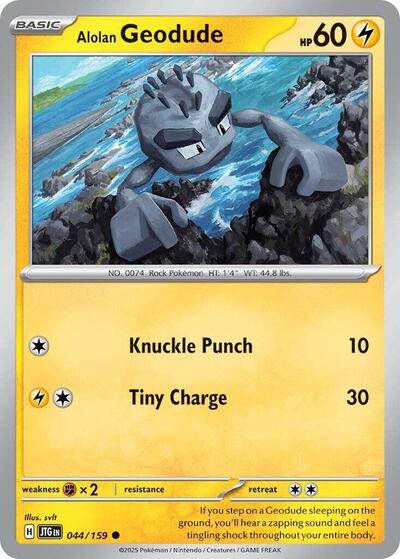 Alolan Geodude (SV09: Journey Together) Light Play