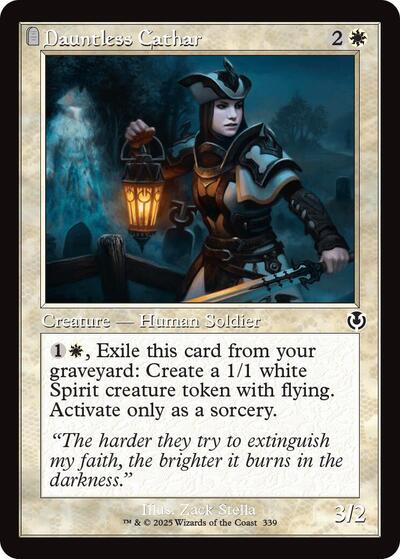 Dauntless Cathar (Retro Frame) (Innistrad Remastered) Light Play