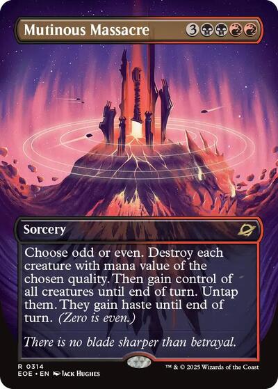 Mutinous Massacre (Borderless) (Edge of Eternities) Light Play