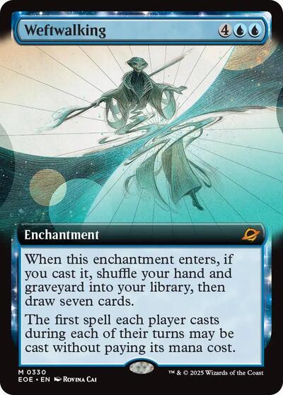 Weftwalking (Extended Art) (Edge of Eternities) Light Play