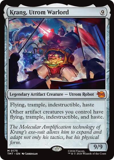 Krang, Utrom Warlord (Teenage Mutant Ninja Turtles) Near Mint Foil