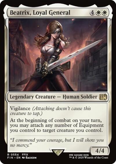 Beatrix, Loyal General (Universes Beyond: FINAL FANTASY) Light Play