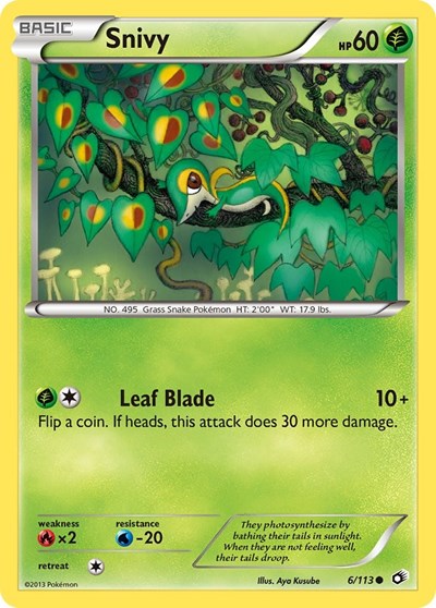 Snivy (Legendary Treasures) Heavy Play