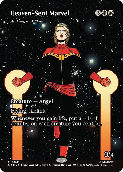 Heaven-Sent Marvel - Archangel of Thune (Borderless) (Marvel Eternal-Legal) Near Mint