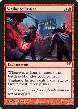 Vigilante Justice (Avacyn Restored) Light Play Foil