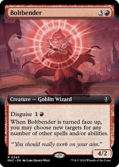 Boltbender (Extended Art) (Commander: Murders at Karlov Manor) Light Play