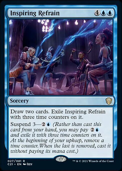 Inspiring Refrain (Commander 2021 Strixhaven) Light Play
