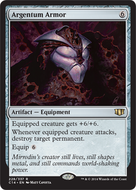 Argentum Armor (Commander 2014 Edition) Medium Play