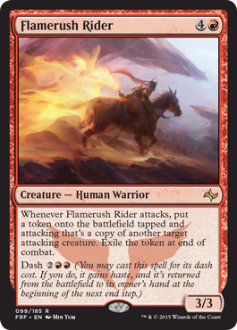 Flamerush Rider (Fate Reforged) Damaged / Poor