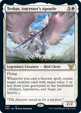 Teshar, Ancestor's Apostle (Commander: Kamigawa: Neon Dynasty) Light Play