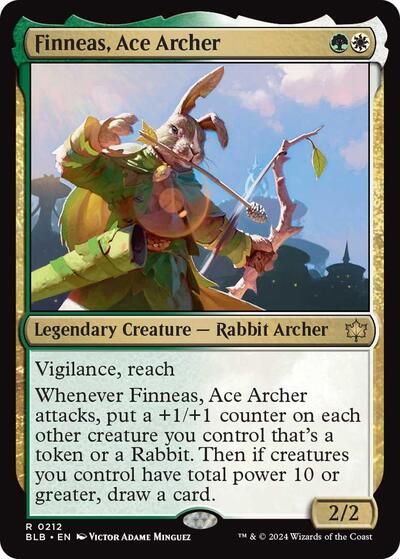 Finneas, Ace Archer (Bloomburrow) Light Play Foil