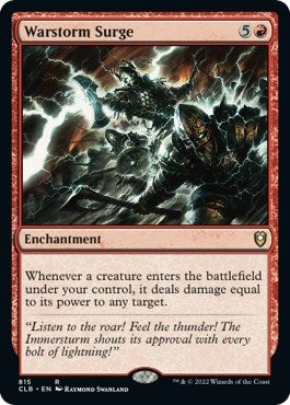 Warstorm Surge (Commander Legends: Battle for Baldur's Gate) Light Play