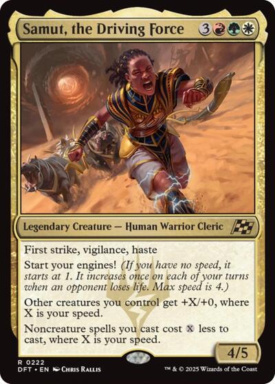 Samut, the Driving Force (Aetherdrift) Light Play