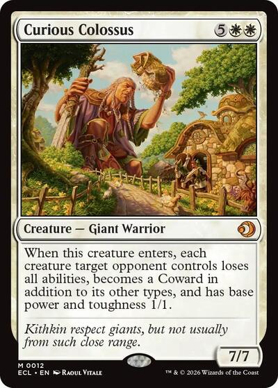 Curious Colossus (Lorwyn Eclipsed) Light Play