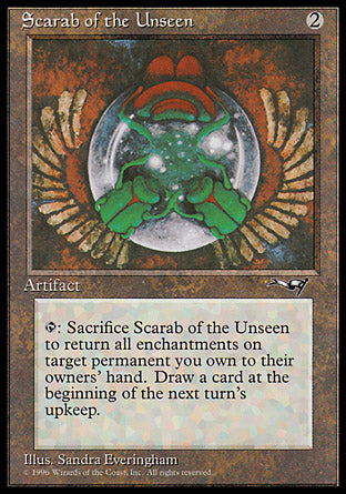 Scarab of the Unseen (Alliances) Heavy Play