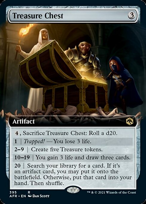 Treasure Chest (Extended Art) (Adventures in the Forgotten Realms) Light Play