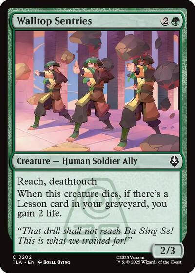 Walltop Sentries (Avatar: The Last Airbender) Light Play Foil