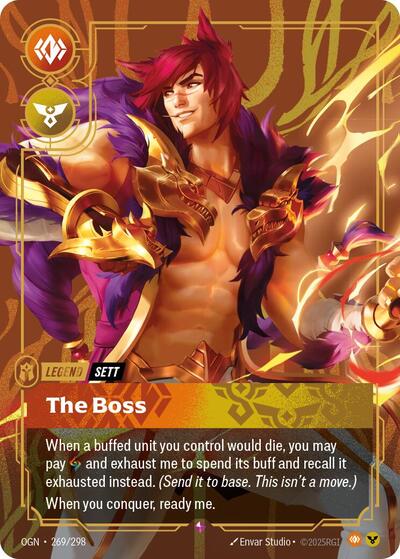 Sett The Boss (Origins) Light Play Foil