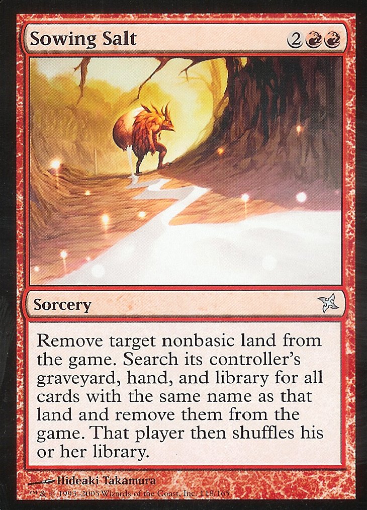 Sowing Salt (Betrayers of Kamigawa) Light Play