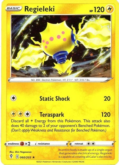 Regieleki - 060/203 (Cosmos Holo) (Miscellaneous Cards & Products) Light Play Holofoil