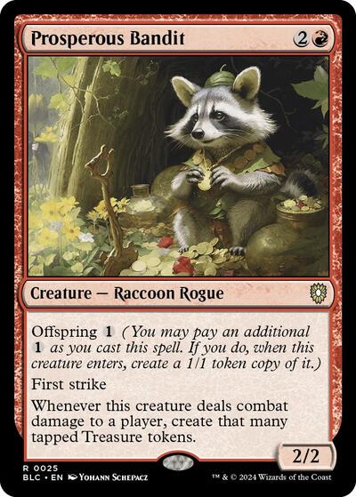 Prosperous Bandit (Commander: Bloomburrow) Light Play