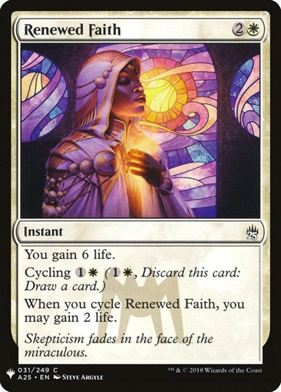 Renewed Faith (Mystery Booster) Light Play