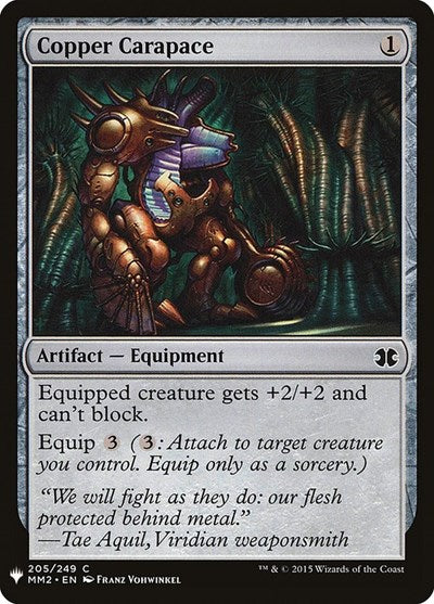 Copper Carapace (Mystery Booster) Light Play