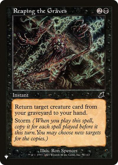 Reaping the Graves (The List) Light Play