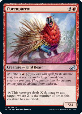 Porcuparrot (Ikoria: Lair of Behemoths) Light Play