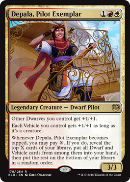 Depala, Pilot Exemplar (Kaladesh) Damaged / Poor