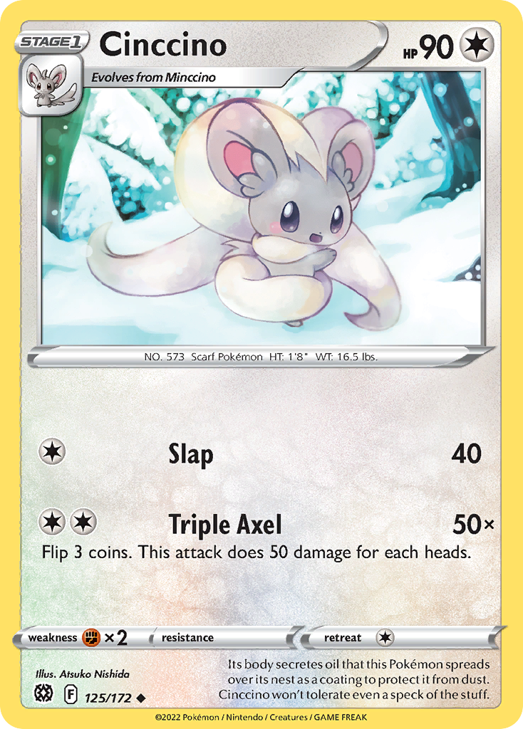 Cinccino (SWSH09: Brilliant Stars) Light Play