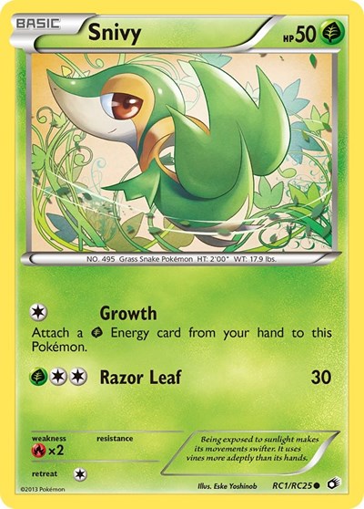 Snivy (Legendary Treasures: Radiant Collection) Heavy Play Holofoil