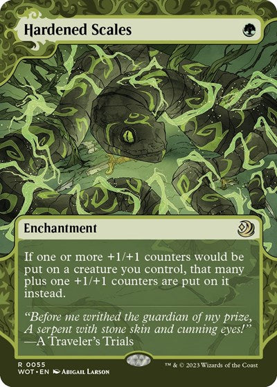 Hardened Scales (Wilds of Eldraine: Enchanting Tales) Light Play