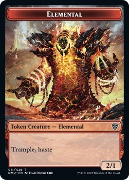 Elemental Token (Dominaria United) Light Play