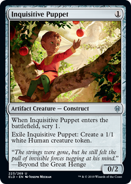 Inquisitive Puppet (Throne of Eldraine) Light Play