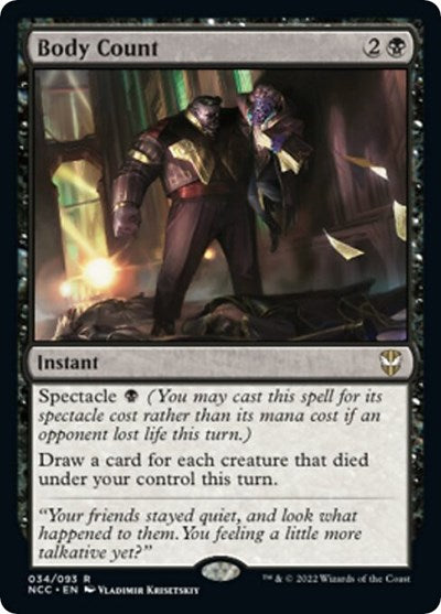 Body Count (Commander: Streets of New Capenna) Light Play