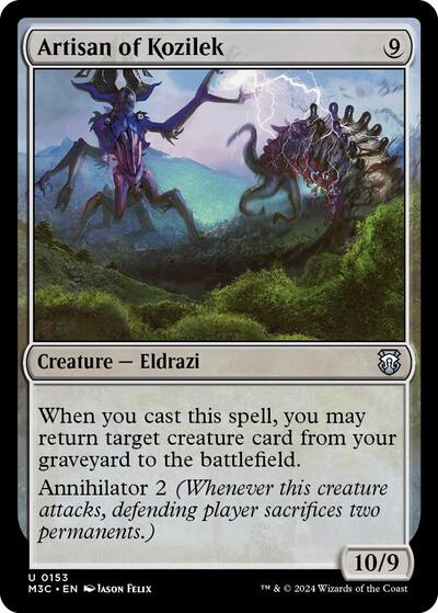 Artisan of Kozilek (Commander: Modern Horizons 3) Light Play