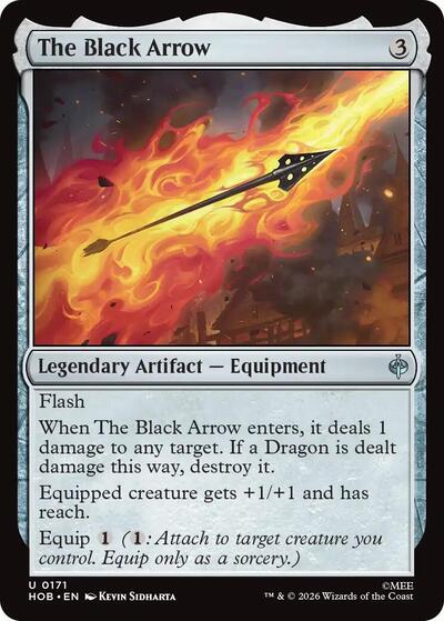 The Black Arrow (The Hobbit) Light Play Foil