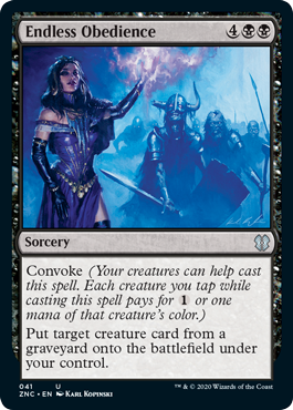 Endless Obedience (Commander 2020 Zendikar Rising) Light Play