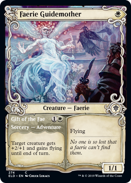 Faerie Guidemother (Showcase) (Throne of Eldraine) Light Play