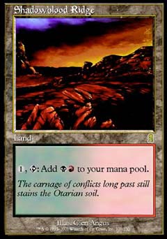 Shadowblood Ridge (Odyssey) Light Play