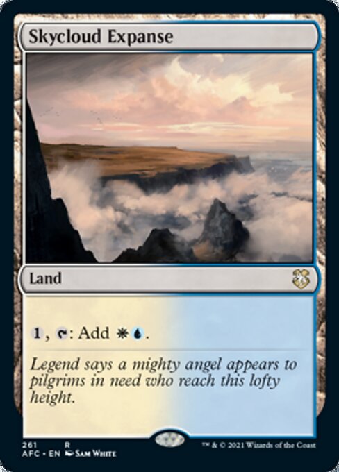 Skycloud Expanse (Commander 2021 Forgotten Realms) Light Play