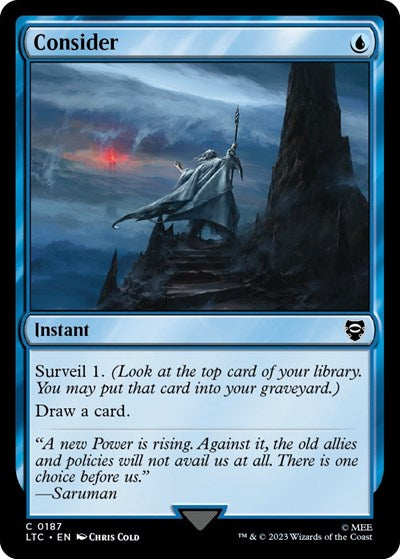 Consider (Commander: The Lord of the Rings: Tales of Middle-earth) Light Play