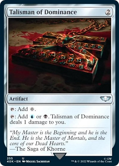 Talisman of Dominance (255) (Universes Beyond: Warhammer 40K) Light Play